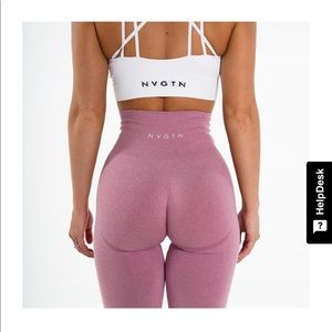 Pastel Pink NVGTN Leggings - Size Small